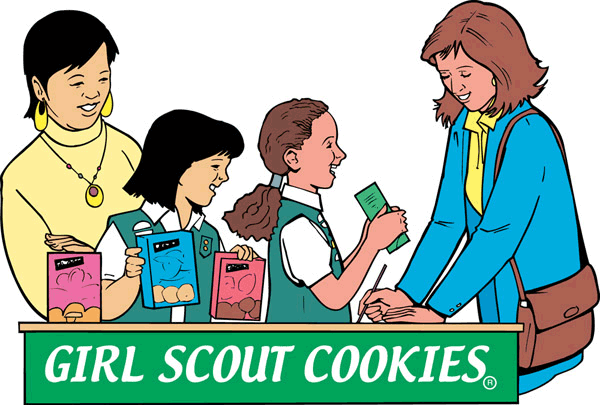 Girls Selling Cookies